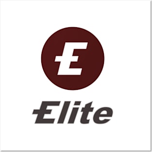 Elite Logo n Text Posters and Art